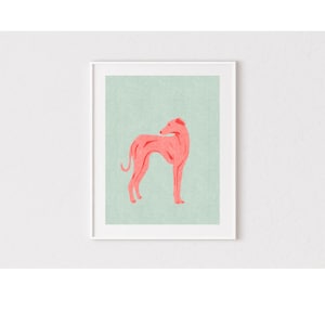 Red Dog Print