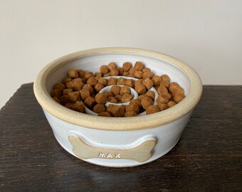 Slow Feed Dog Bowl Etsy