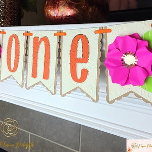 Moana First Birthday, Moana High Chair Birthday Banner, Moana One Banner, Luau First Birthday, Luau One Banner.