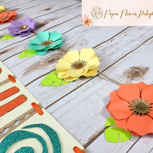 Paper Flower Garland · Creative Fabrica
