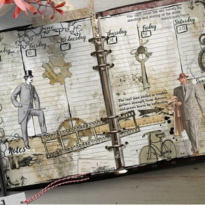 Wkładki do planera tygodniowego na rok 2026, wkład do kalendarza drukowanego Ring