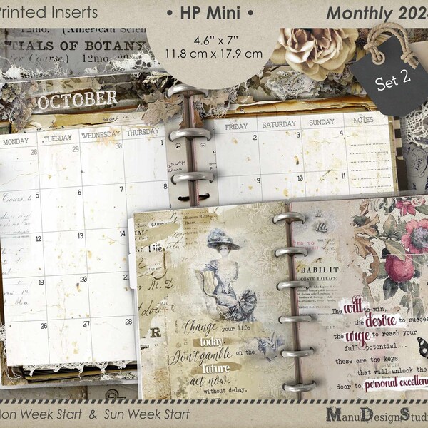 Happy Planner Mini Monthly Refill 2024 - No.2