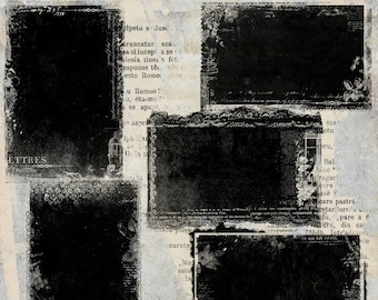 Digital Scrapbooking, Photography Tool, Shabby Chic, Grunge Photo Masks, Clipping Masks - Salvaged Charm