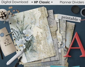 Printable Tabbed Planner Dividers for Happy Planner Classic