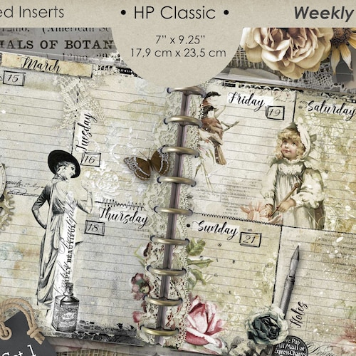 2023 Weekly Planner Refill Classic Size Franklin Covey Set Etsy