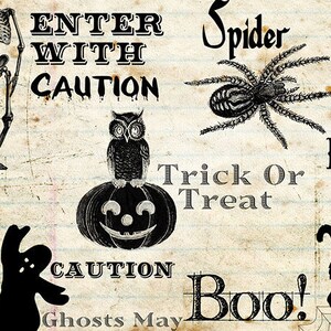 Howl-O-Ween Word Art - Imágenes prediseñadas de Halloween, imágenes prediseñadas tipográficas, palabras digitales de Halloween, superposiciones digitales, arte de palabras de Halloween, Scrapbooking