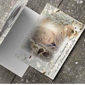 6 afdrukbare kerstkaarten, kerstkaarten, aangepaste kerstfotokaarten, gepersonaliseerd, vakantiefotokaart, fotokerstkaarten