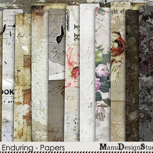Digitale Hintergrundpapiere zum Ausdrucken - Enduring
