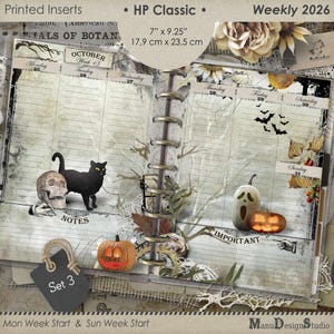 2026 Weekly Planner Refill for Happy Planner Classic, Mini