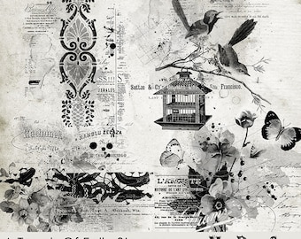 Digital Photoshop Brushes: A Touch Of Fall, Digital Scrapbooking, Digital Brushes, Scrapbook Stamps, printable, Clipart, Clip Art