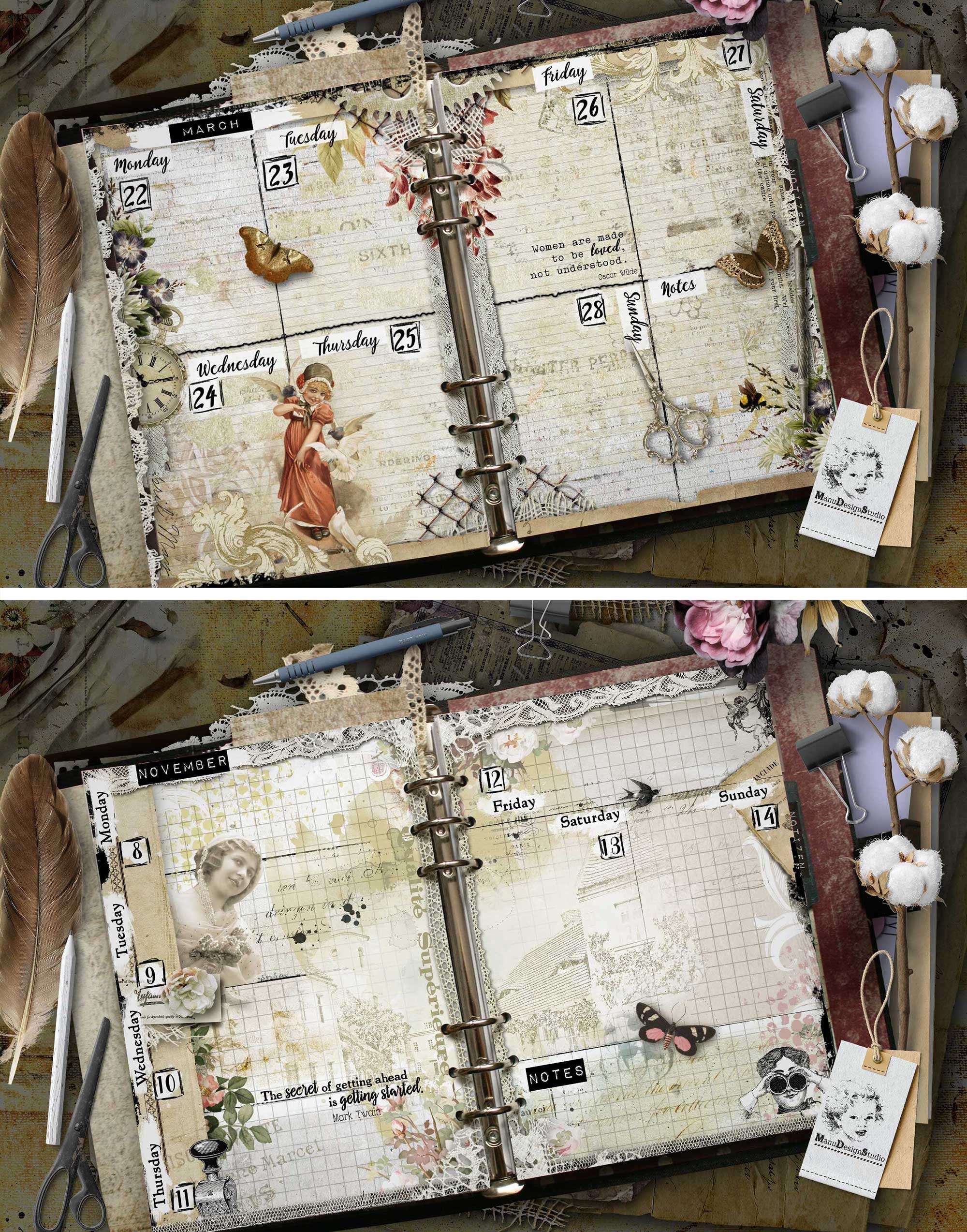 2023 Weekly Planner Refill Franklin Covey Classic Size Set Etsy