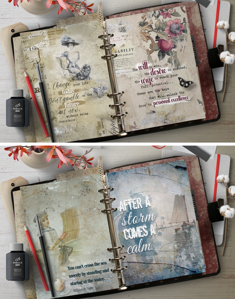 2026 A5 Monthly Planner Inserts - Vintage Charm Printable - Etsy