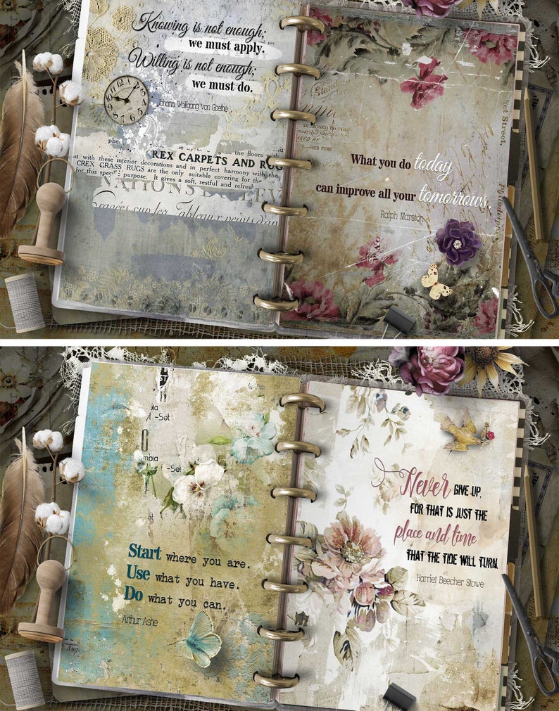 2023 Printed Monthly Happy Planner Mini Inserts Agenda Etsy