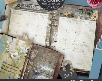 2026 Monthly Planner Printable 5.5x8.5