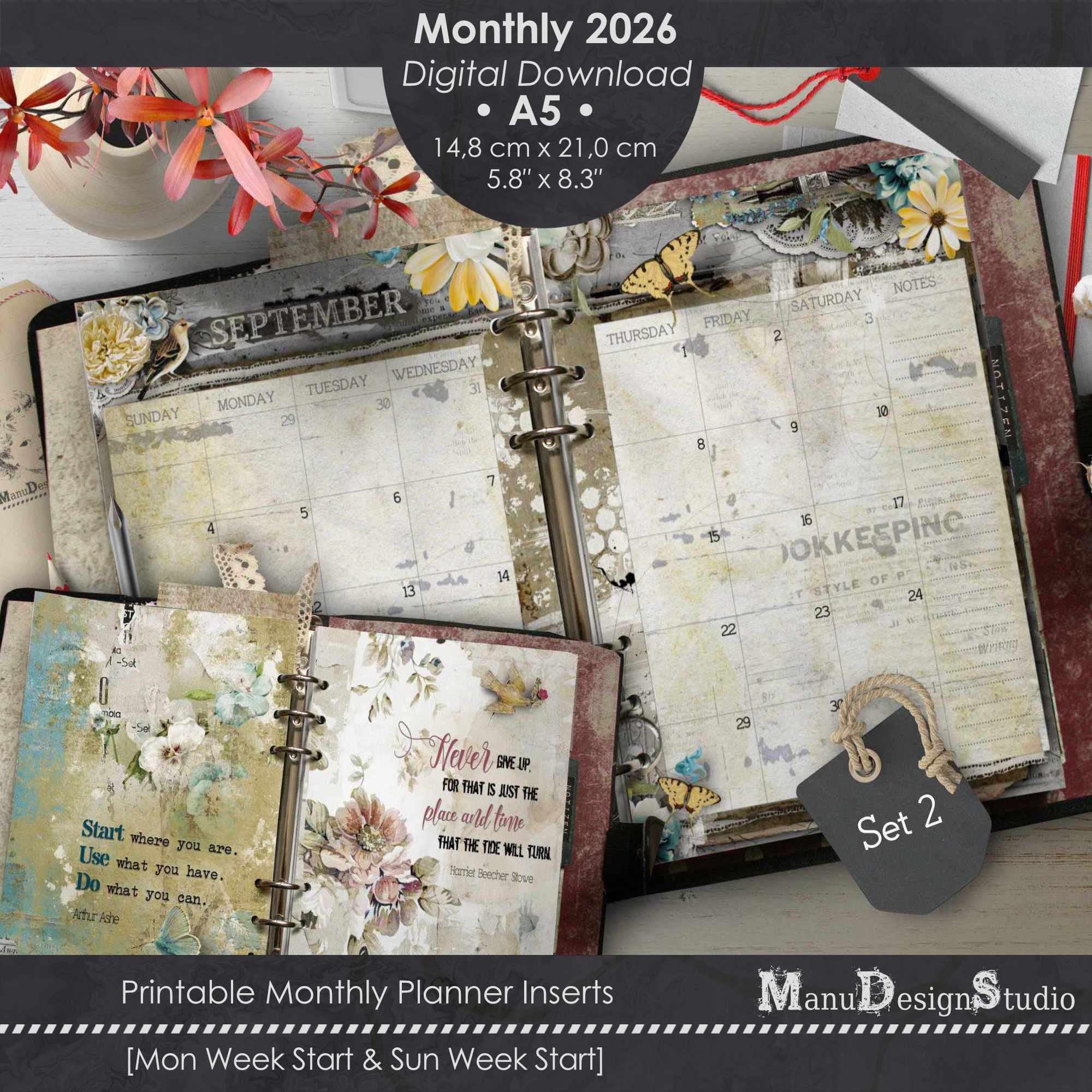 A5 Vintage Paper - Etsy