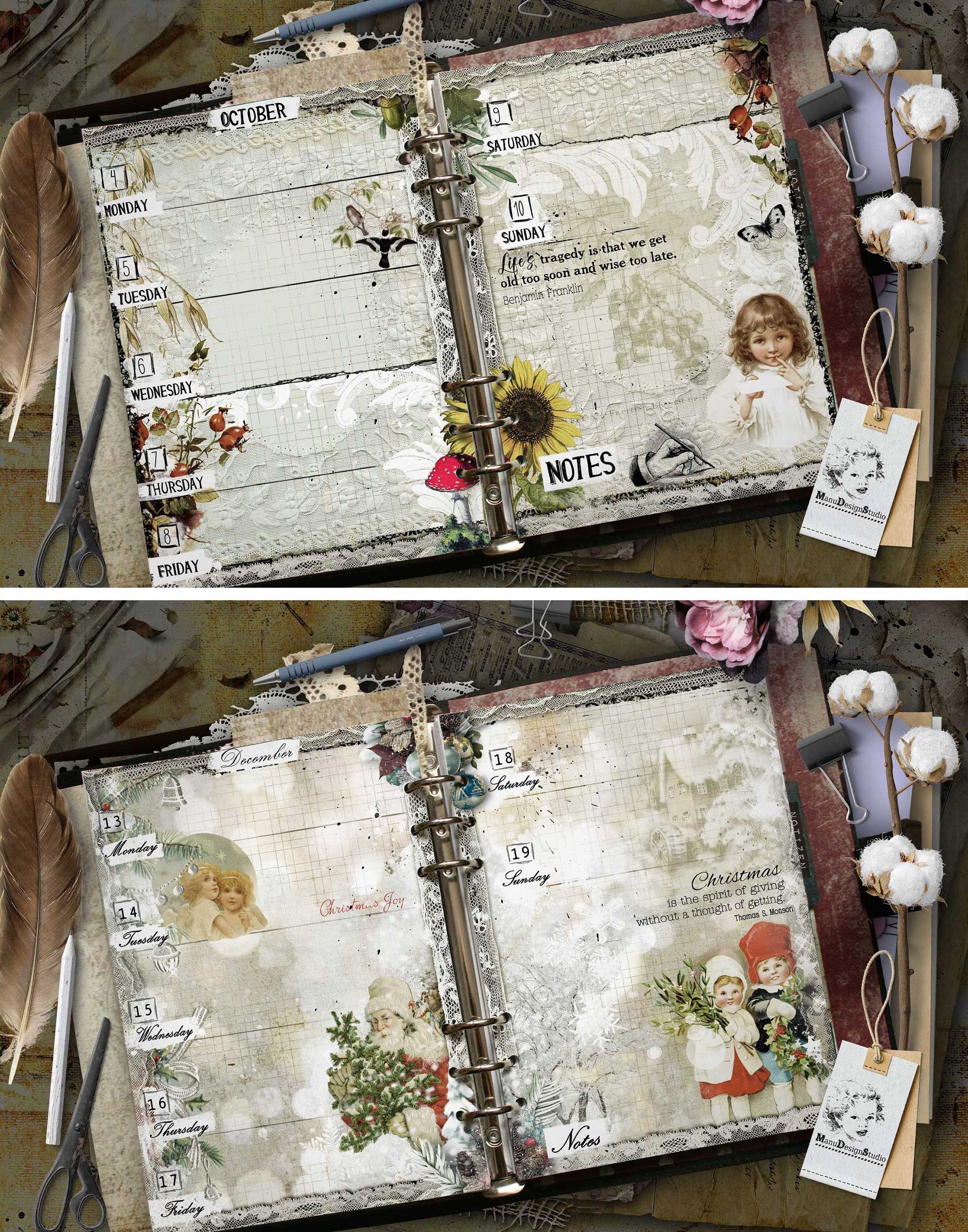 2023 Weekly Planner Refill Franklin Covey Classic Size Set Etsy