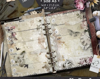 2027 Weekly Planner A5 Printable