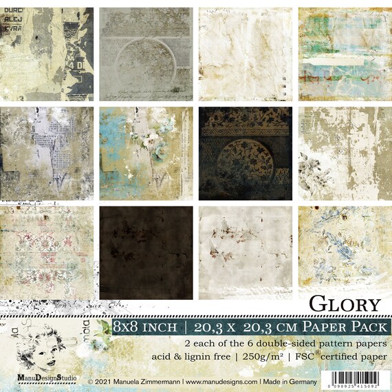 8x8 Scrapbook Paper