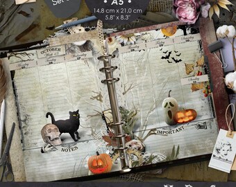 2027 A5 Planner Inserts | Weekly Planner Printable PDF