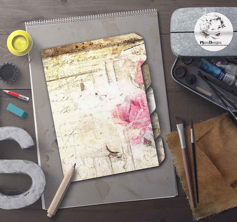 A5 Planner Dividers Printable Dividers A5 Dividers Planner | Etsy