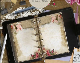 Pocket Size Printed Blank Notes Pages