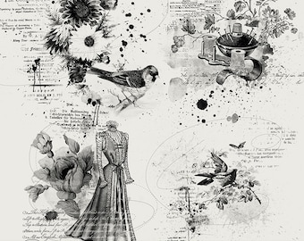 Digital Stamps, Photoshop Brushes, Digital Scrapbooking, Digital Brushes, Scrapbook Stamps, printable stamp, Clipart, Lace Brush, Clip Art