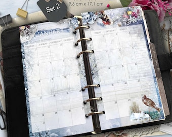 Planner Inserts 2026 Personal Size Monthly - No.2