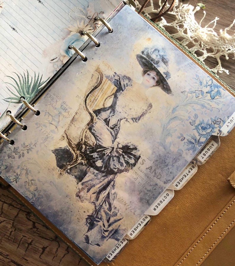 Planner Dividers A5 Printable PDF Monthly - Etsy