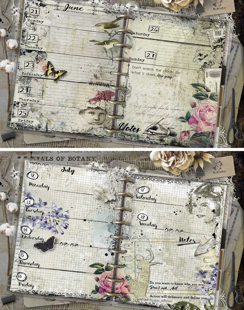 Letter Size 2023 Weekly Planner Refill 8 5 X 11 Set No 1 Etsy Australia