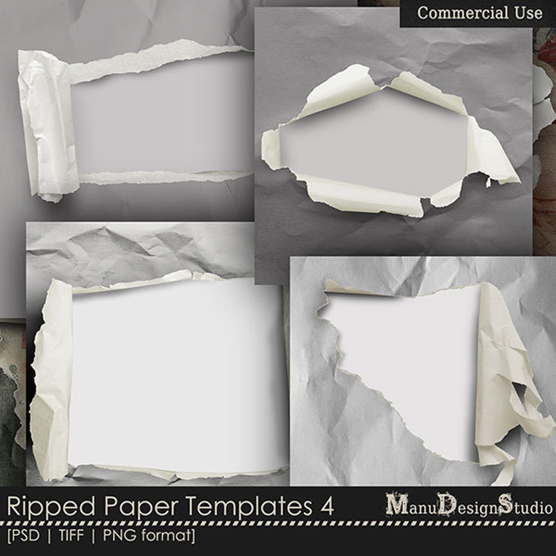 Free Ripped Paper Pack – Free Design Resources