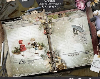Franklin Planner Inserts 2027 | Weekly Calendar Printable | Half Letter