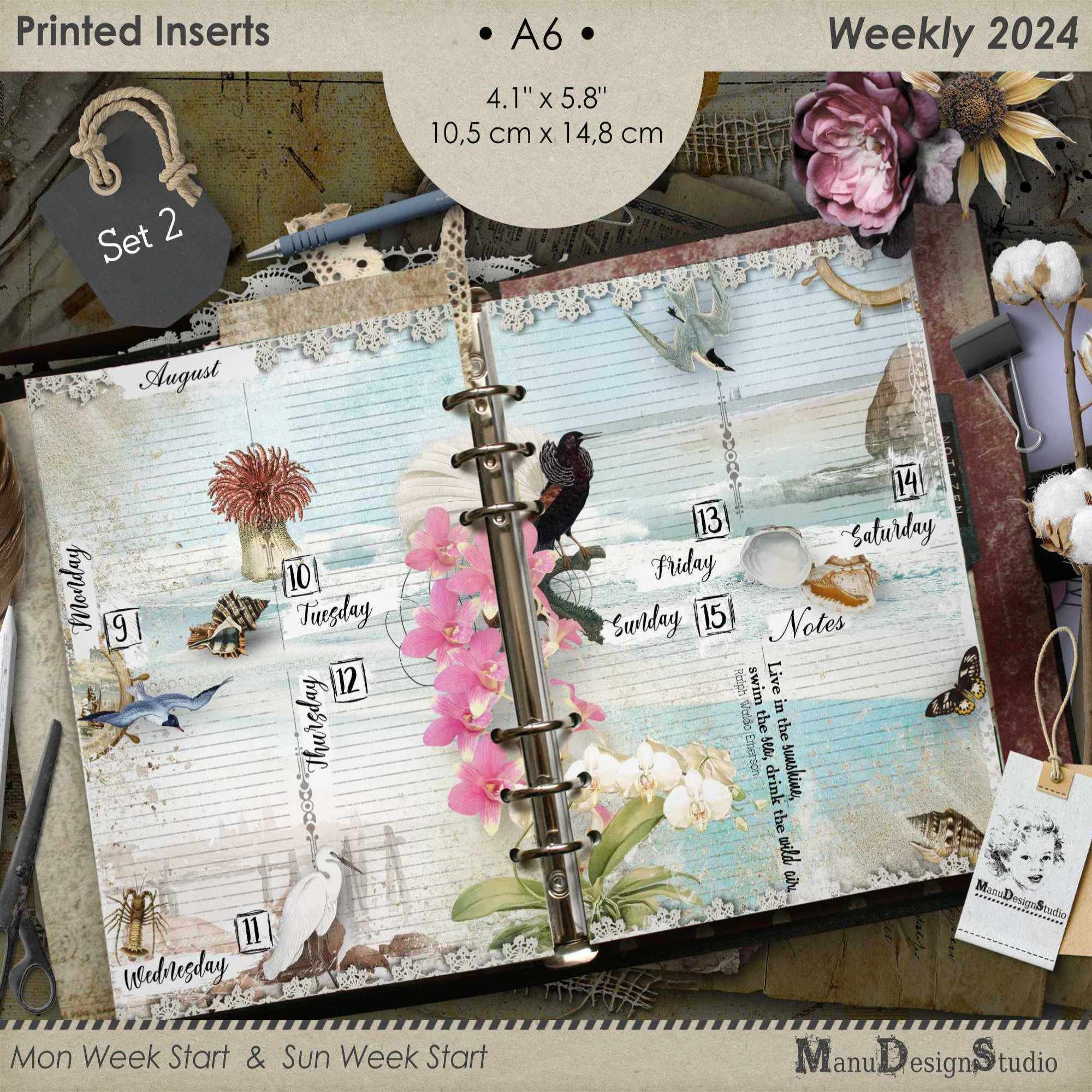 On The Agenda Planner Page, Paper Craft Project Idea