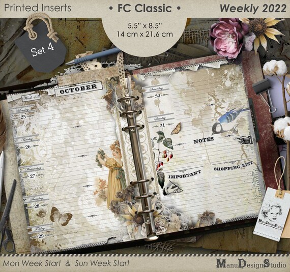 Paper & Party Supplies Calendars & Planners 2022 Compact Size Weekly