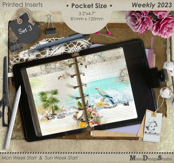 pocket-size-weekly-planner-inserts-2023-set-no-3-etsy