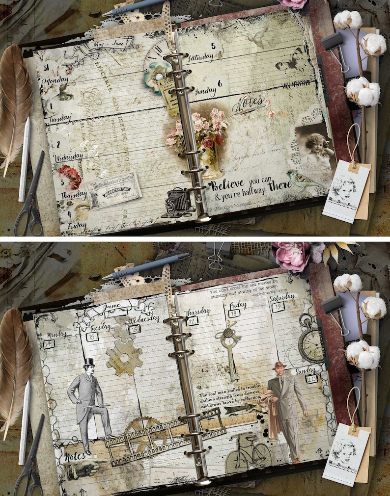 2023 Weekly Planner Refill Classic Size for Franklin Covey Etsy