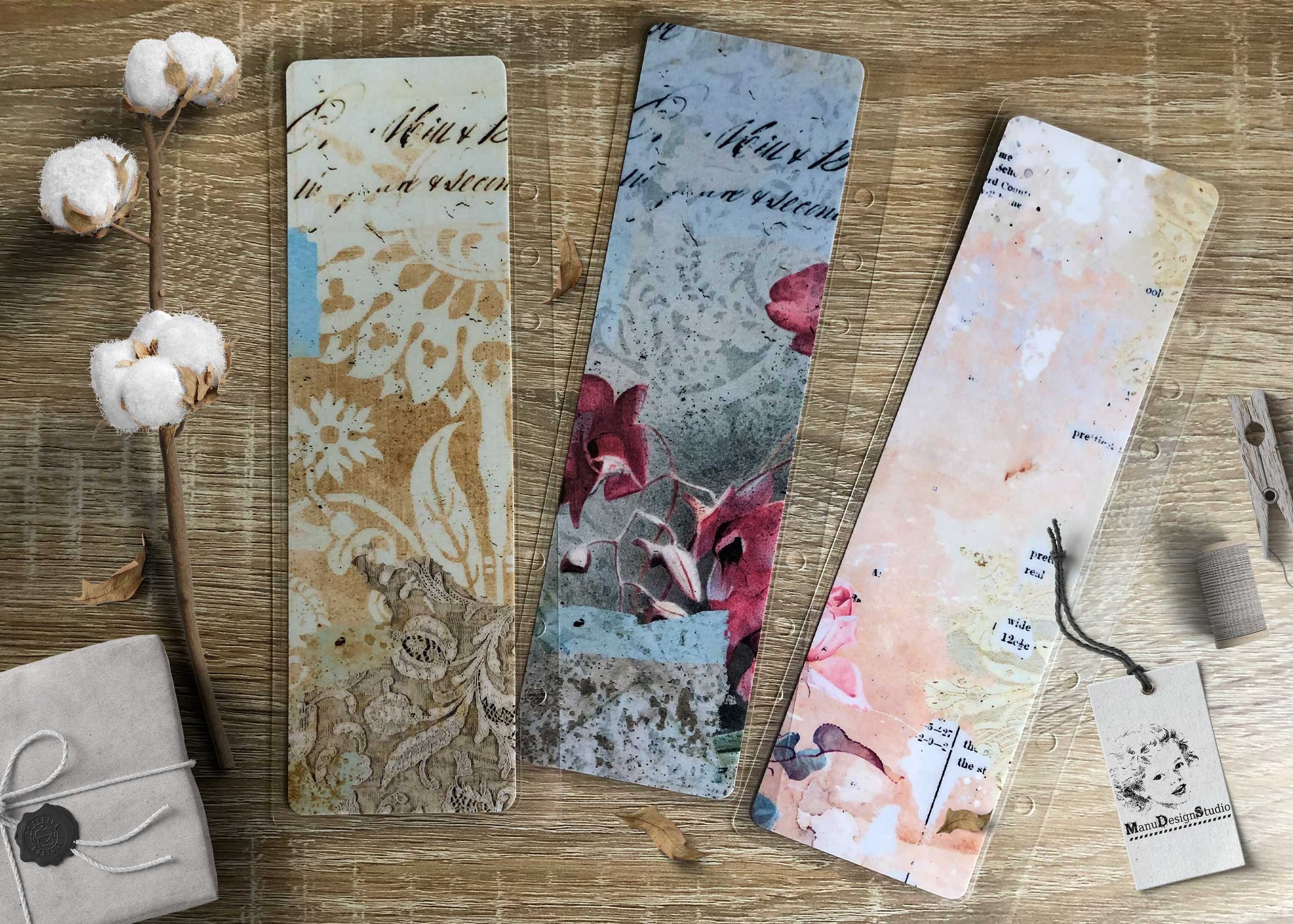 Custom Set of 3 Custom Planner Bookmarks Laminated Page Etsy