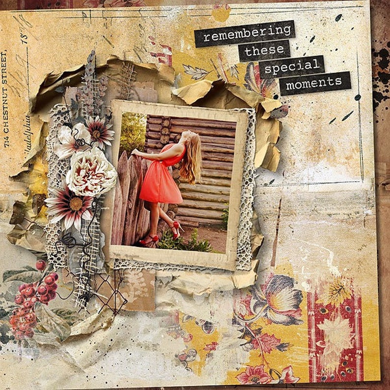 Digital Overlays Scrapbooking Overlays Vintage Transparent Etsy