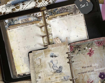 2026 Printed Monthly Planner Inserts, Various Sizes