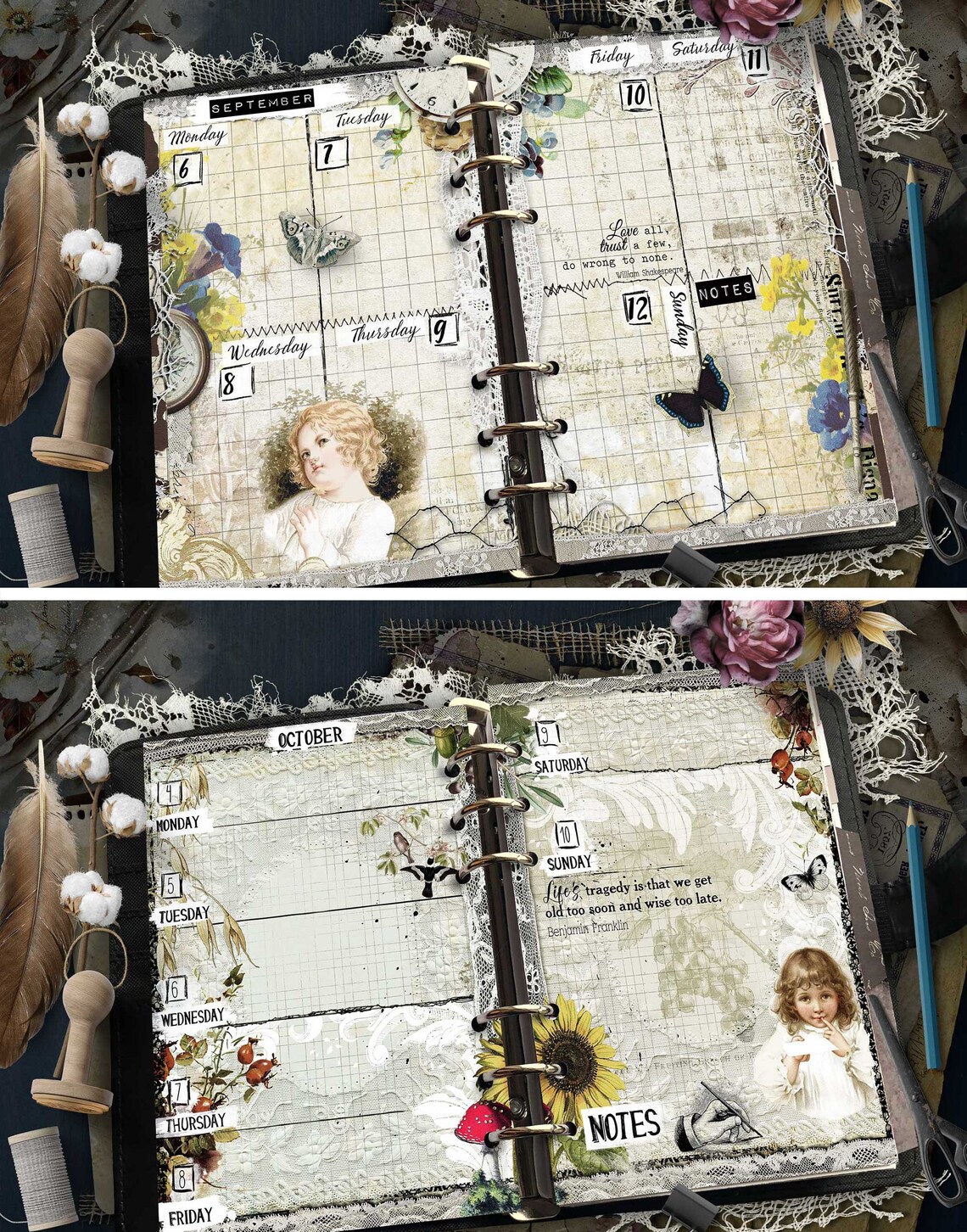 2023 Weekly Planner Refill Franklin Covey Pocket Size Set No. Etsy