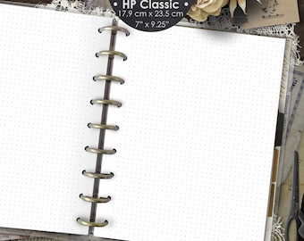 Dot Grid Paper Happy Planner Classic - Printable PDF