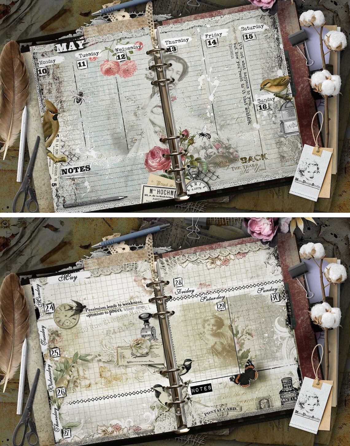 2023 Weekly Planner Refill Franklin Covey Classic Size Set Etsy