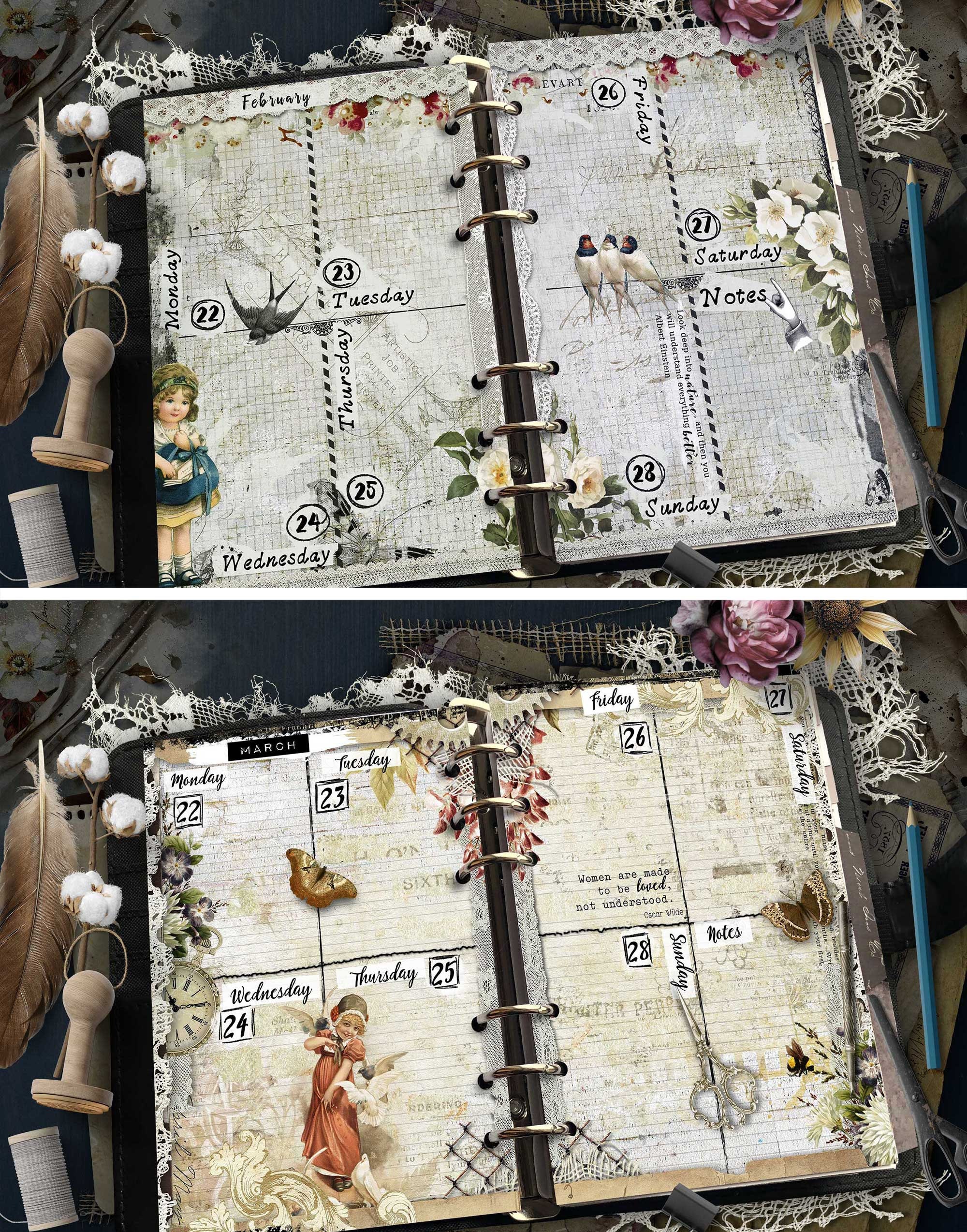 2023 Weekly Planner Refill Franklin Covey Compact Size Set No. Etsy