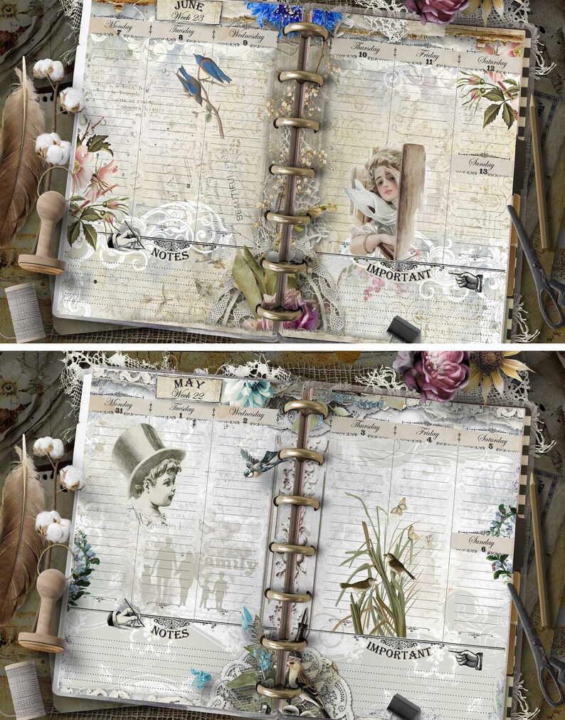 Happy Planner Mini 2023 Weekly Planner Refill Set No. 3 Etsy