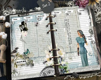 2026 Weekly Planner Inserts, A5 A6 Half Letter Sizes