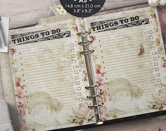 To Do List A5 Printable PDF + JPG
