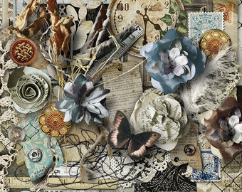 キャロルウィルソン スクラップブックキット&デザインペーパー セット キャロルウィルソン スクラップブックキット&デザインペーパー