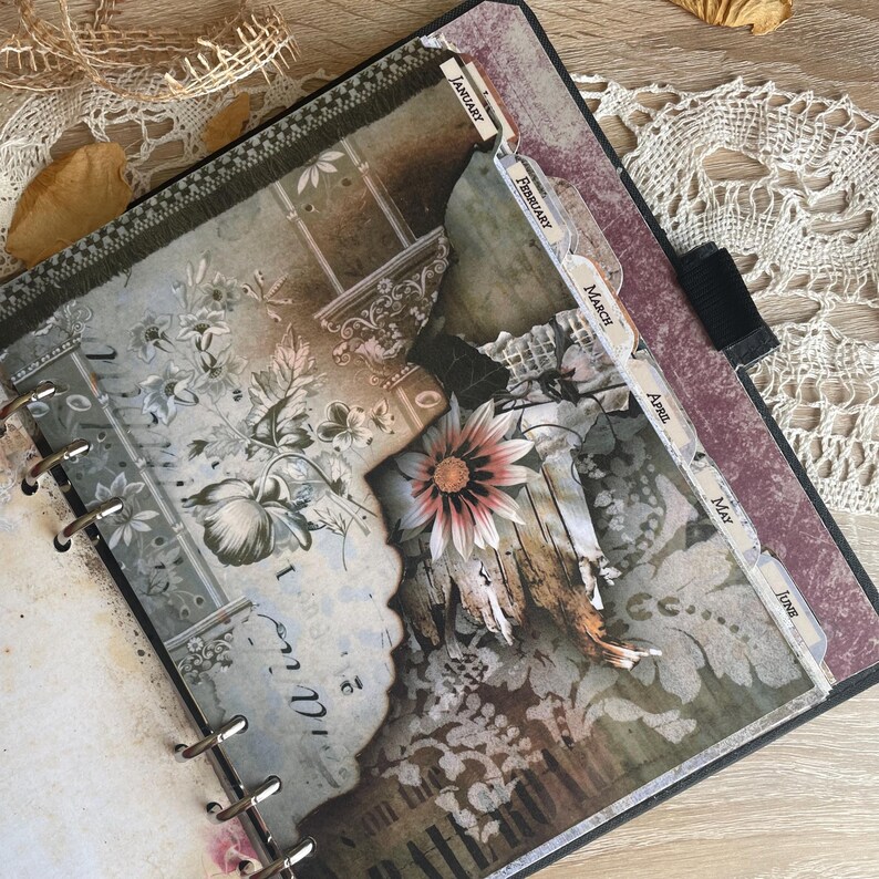 Monthly Planner Dividers A5 Printable PDF - Etsy