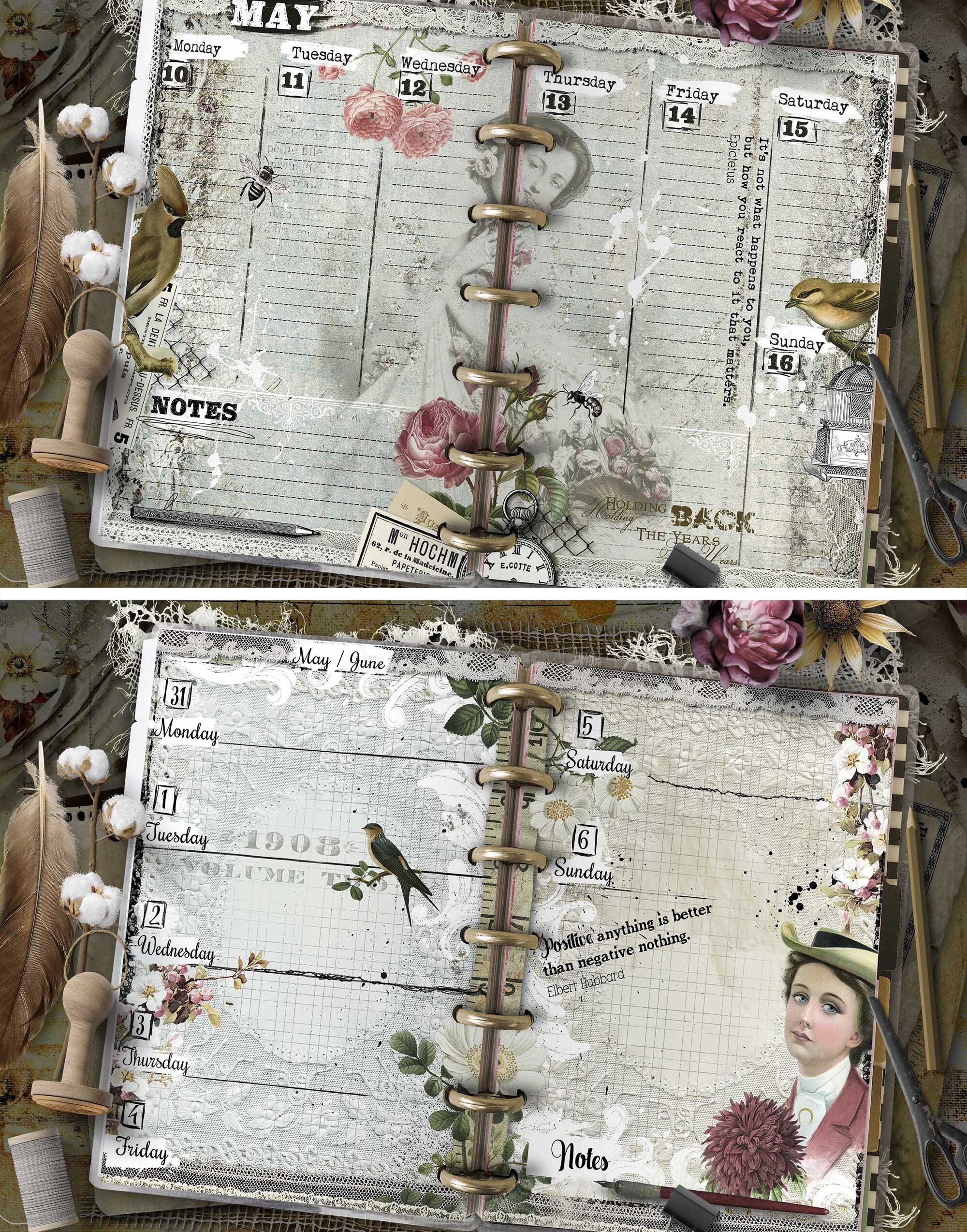 Happy Planner Mini 2023 Weekly Planner Refill Set No. 2 Etsy Australia