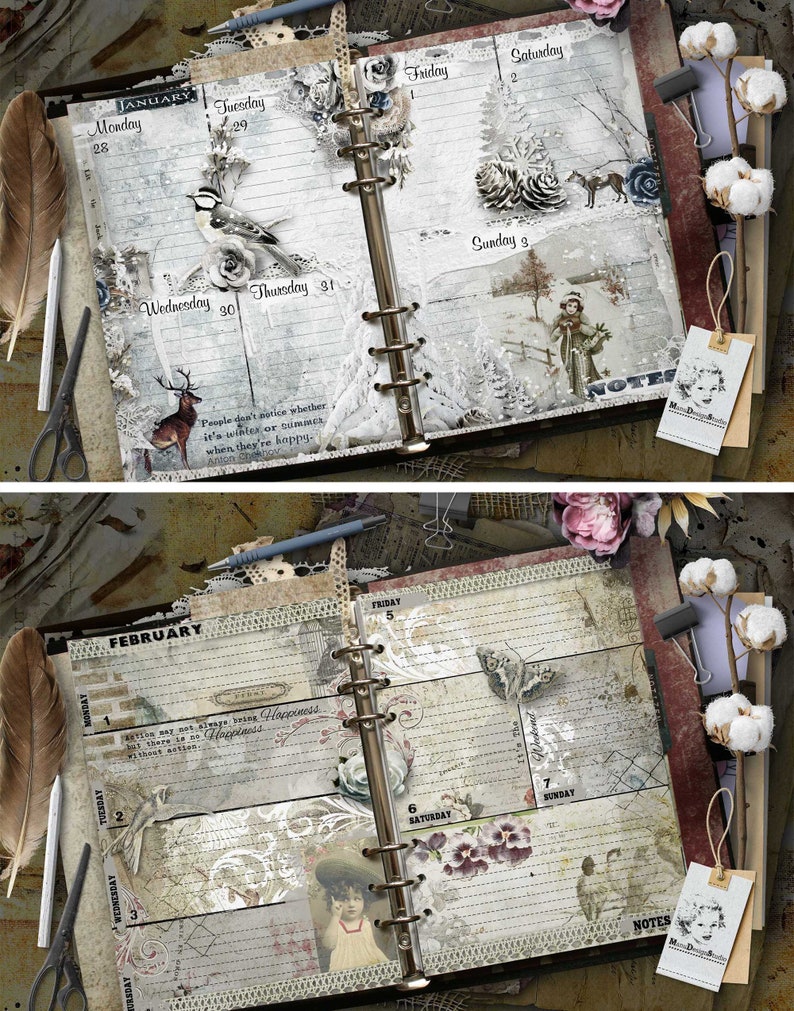 2023 Weekly Planner Refill Classic Size for Franklin Covey Etsy