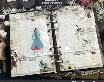 Weekly Planner Printable for Franklin Compact Planner | 2027 Inserts